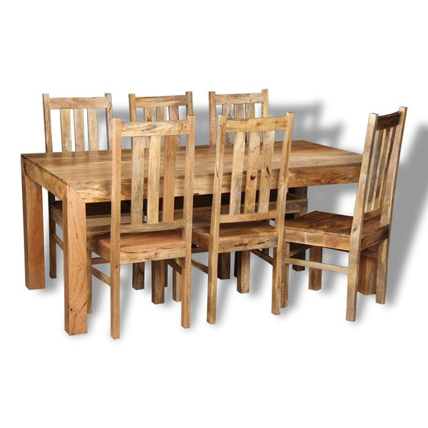 Dakota Light 180cm Dining Table & 6 Dakota Chairs