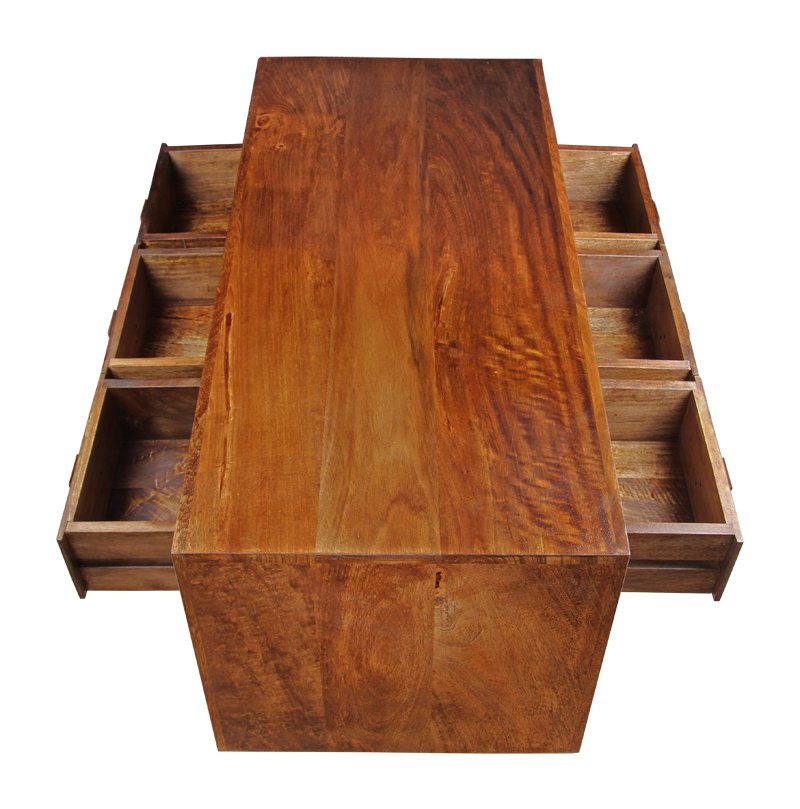 Dakota 6 Drawer Coffee Table