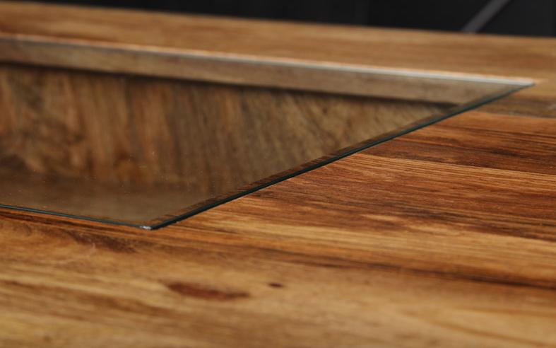 Light Dakota Large Pebble Coffee Table