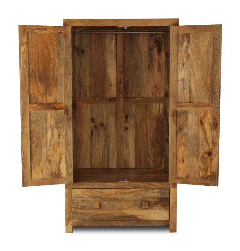 Light Dakota Double Wardrobe