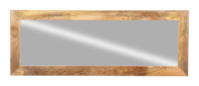 Light Mango Wood Tall Mirror