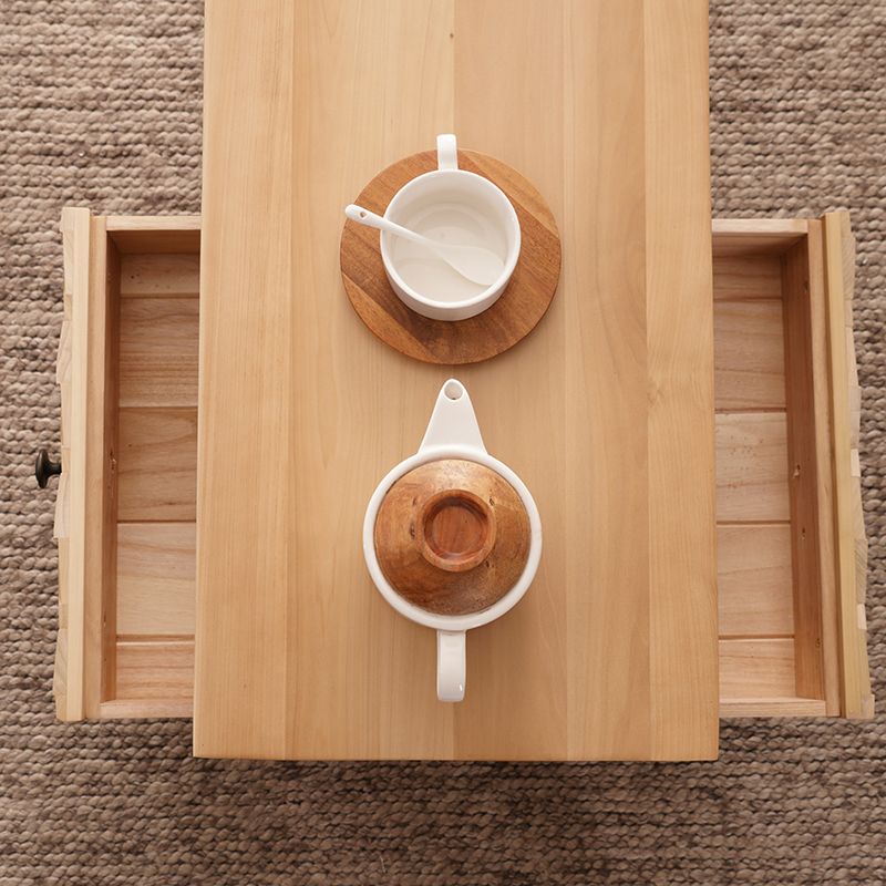 Light Boxwood 4 Drawer Coffee Table