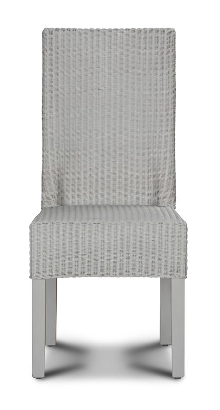 Lloyd Loom White Dynamo Dining Chair - Last 1 Remaining