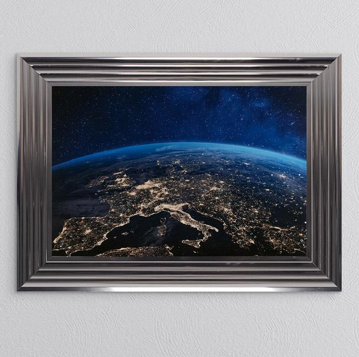 Earth From Space Framed Art - last one remaining