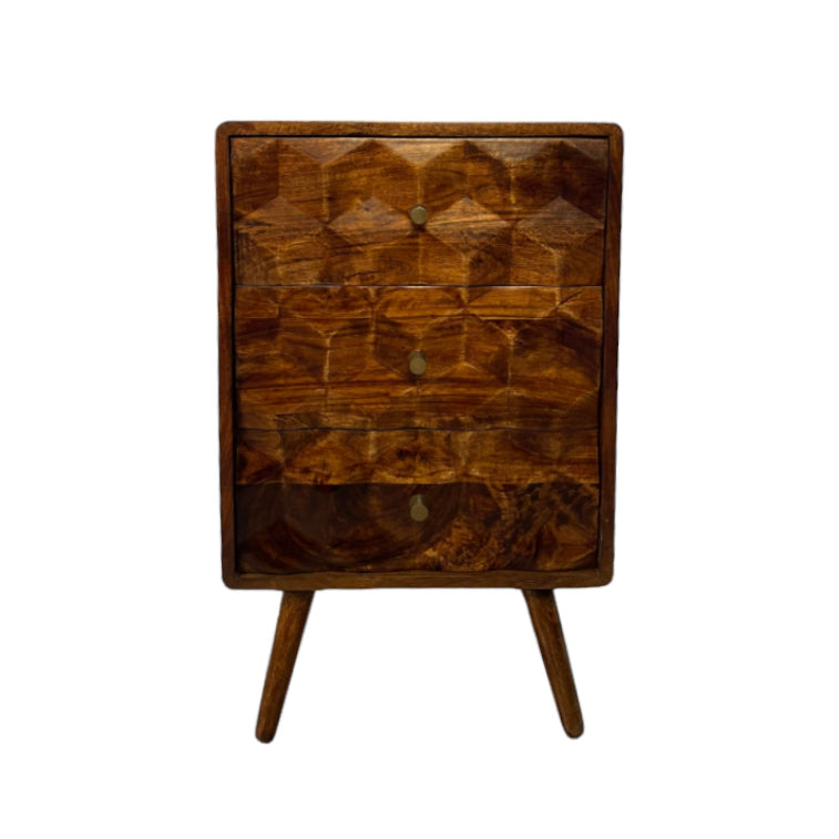 Geo Mango 3 Drawer Chest