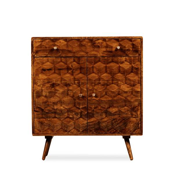 Geo Mango 90cm Slim Sideboard