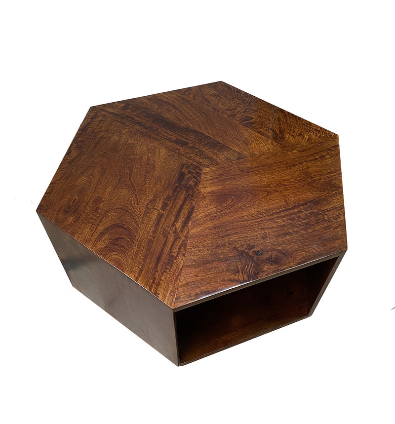 Geo Mango Hexagon Coffee Table - Due 20th August