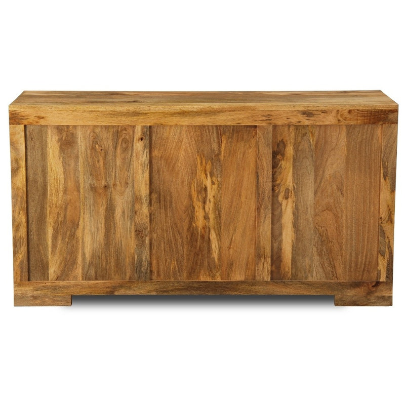 H24L - Light Mango Wood Wide Sideboard
