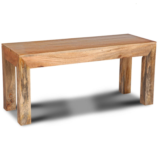 Light Mango Wood. 130CM Bench