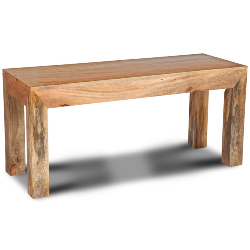 Light Mango Wood. 130CM Bench