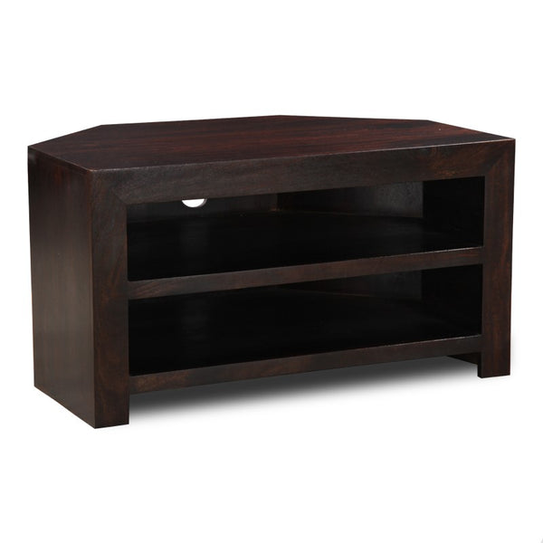 Mango Wood 100cm Corner TV Stand 