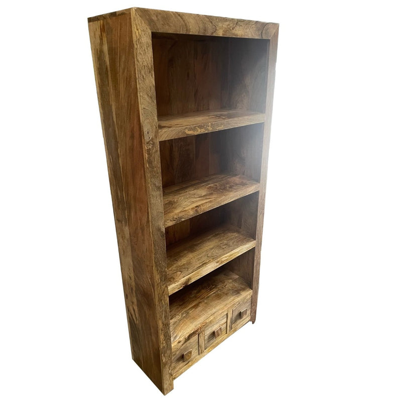 Light Dakota 3 Drawer Bookcase