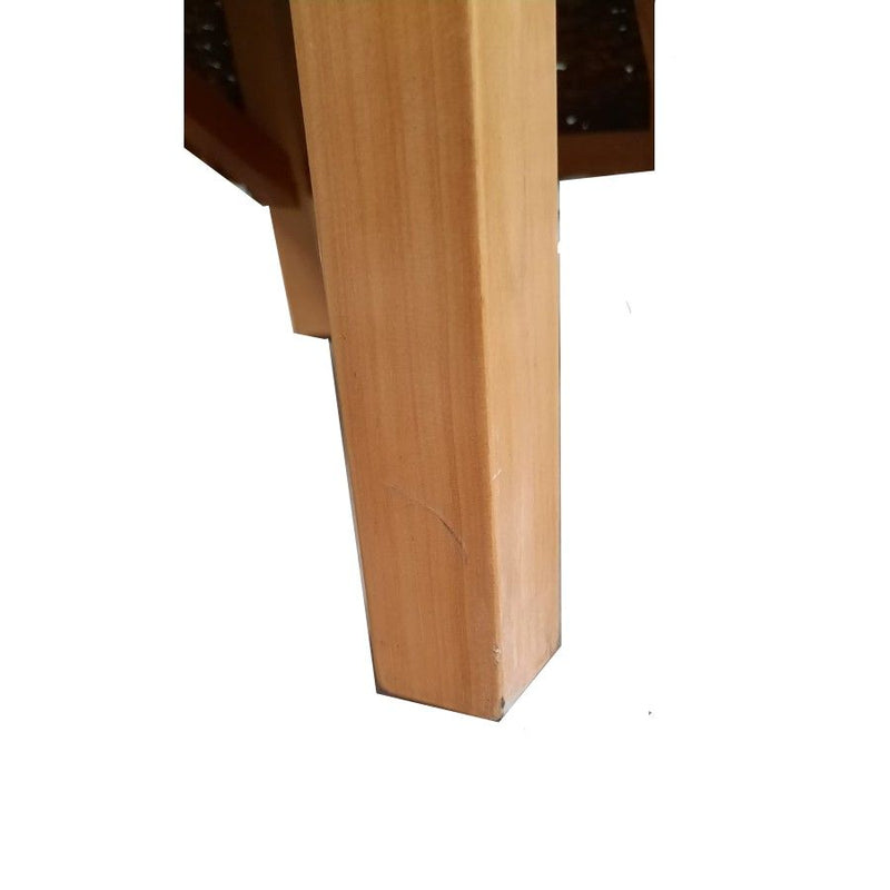 Light Rattan Rollback Dining Chair