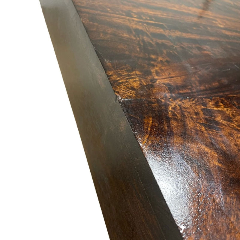 Mango Wood 90cm Cube Dining Table