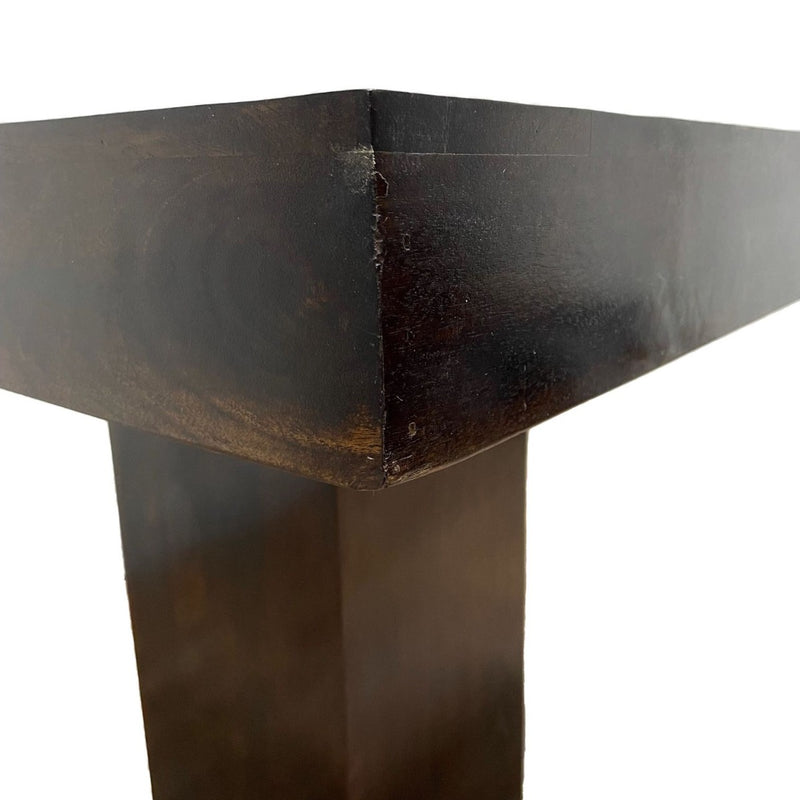 Mango Wood 90cm Cube Dining Table