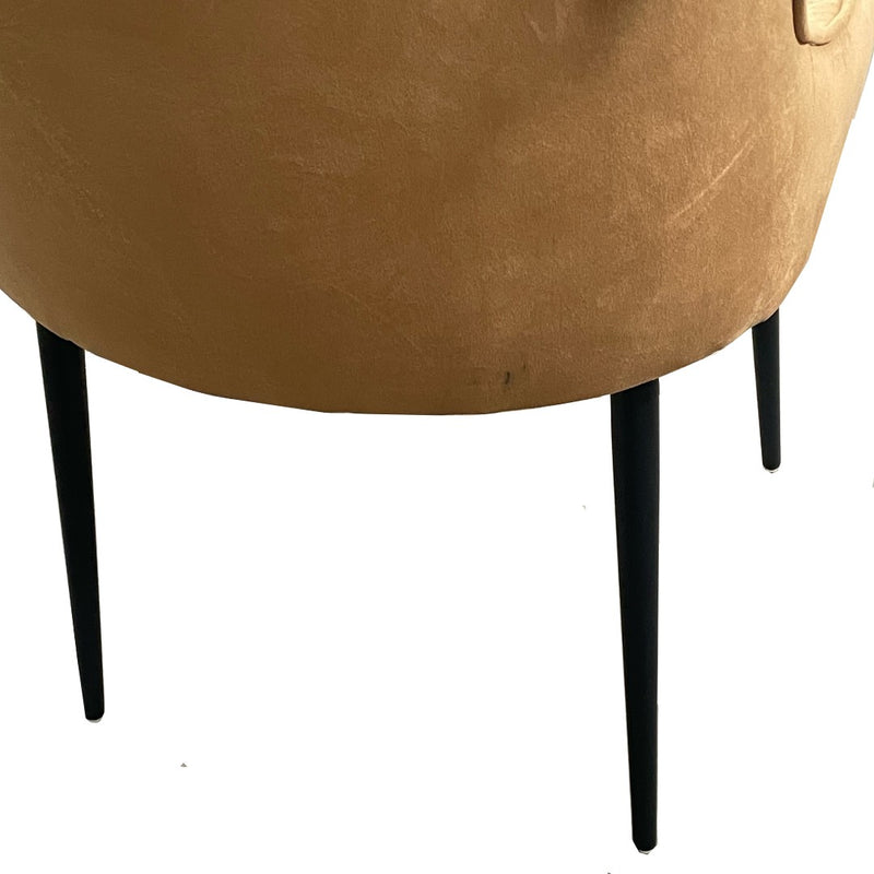 Ochre Henley Velvet Chair