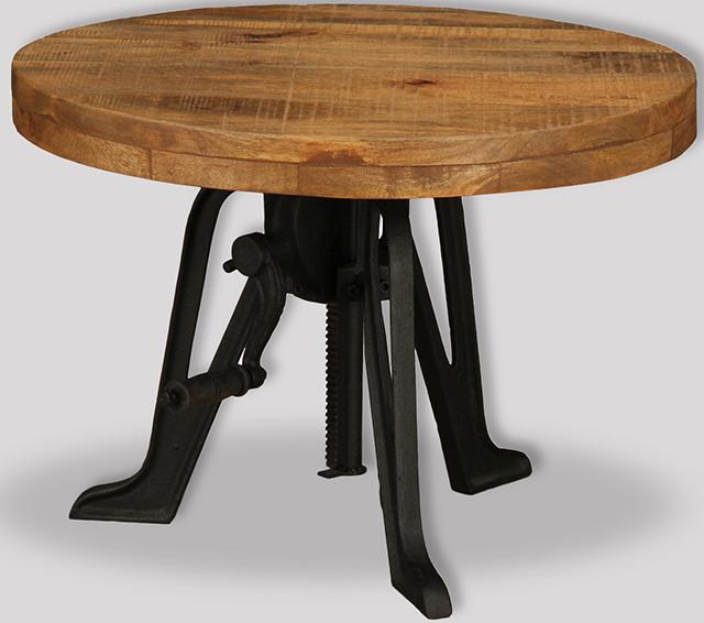 Industrial Small Iron Crank Table