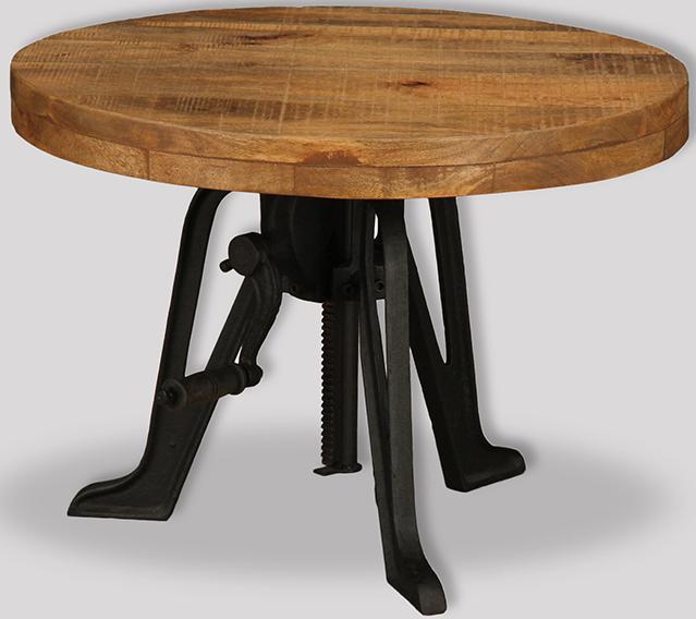 Industrial Small Iron Crank Table