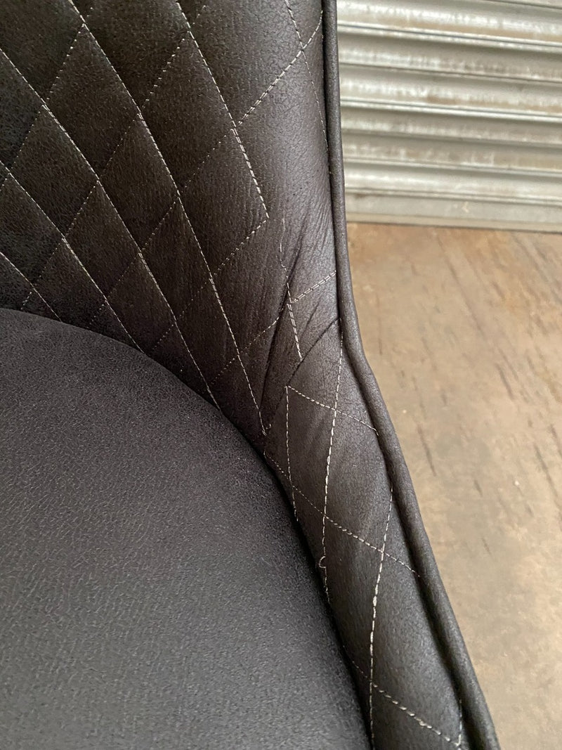 Ex Display Henley Faux Leather Dining Chair (T287)