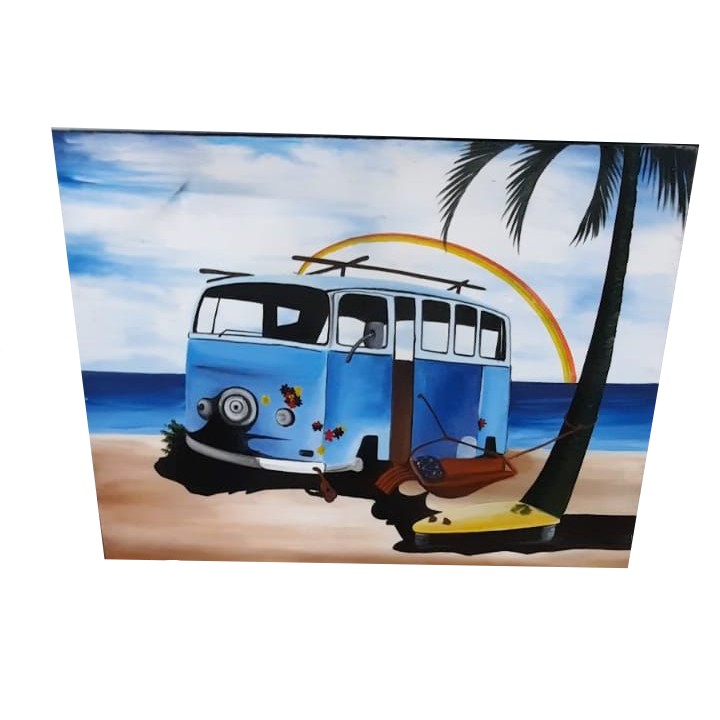 Camper Van Wall Canvas