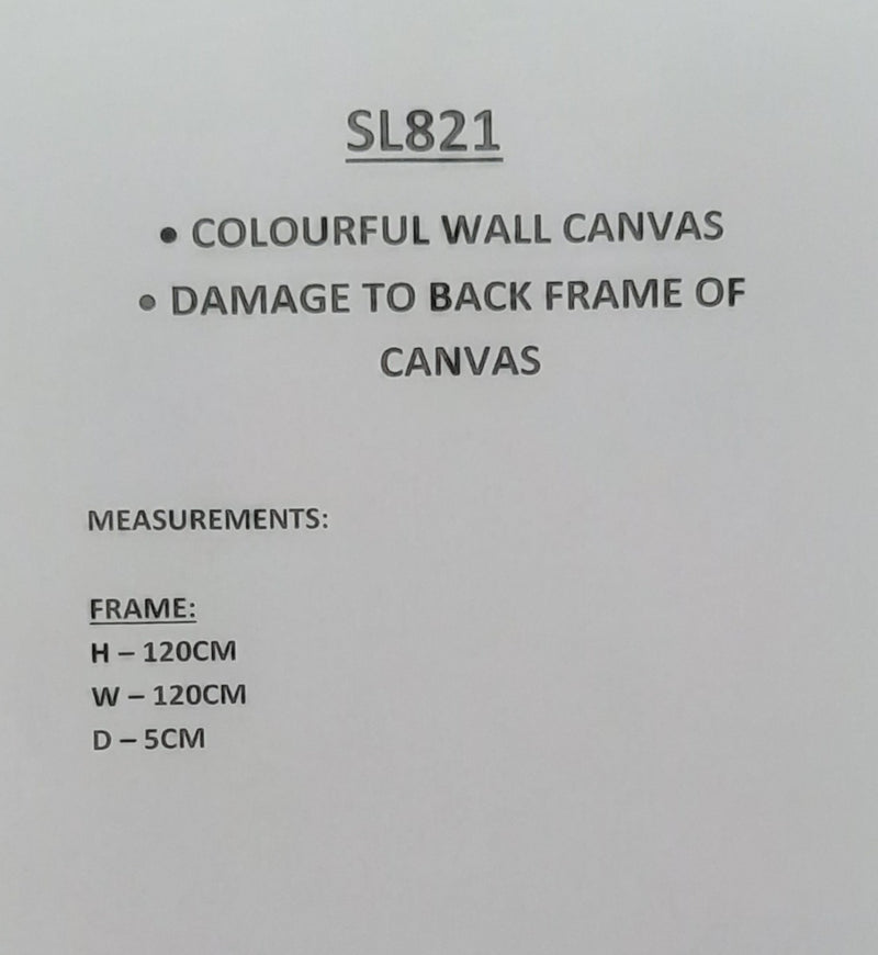 Colourful Green Wall Canvas
