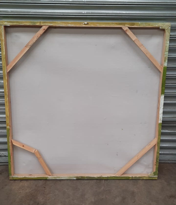 Colourful Green Wall Canvas