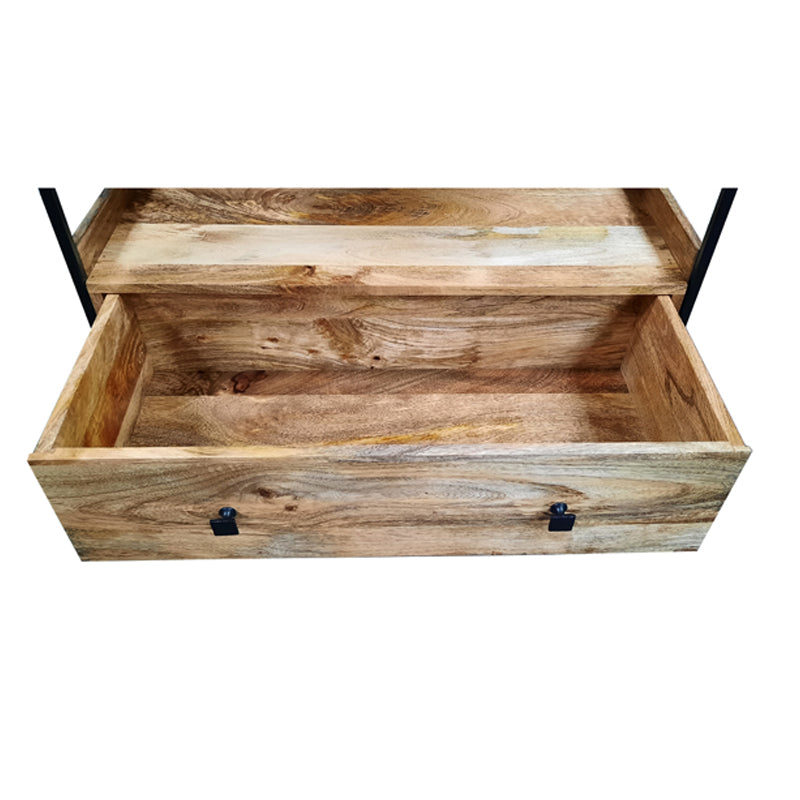 Industrial Square Ladder Shelves