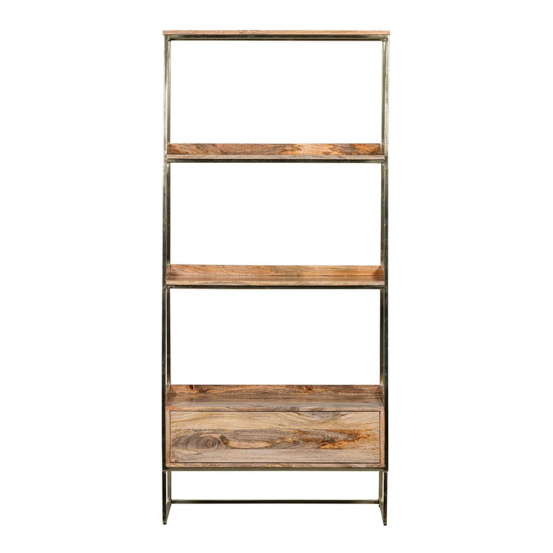 Industrial Gold Ladder 85CM Shelves