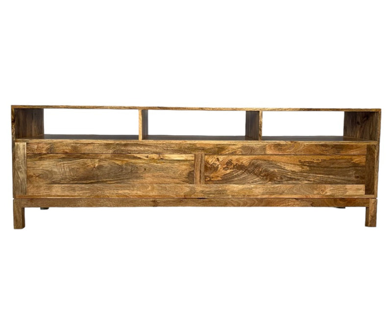 Inset Light Mango 180cm Media Unit 
