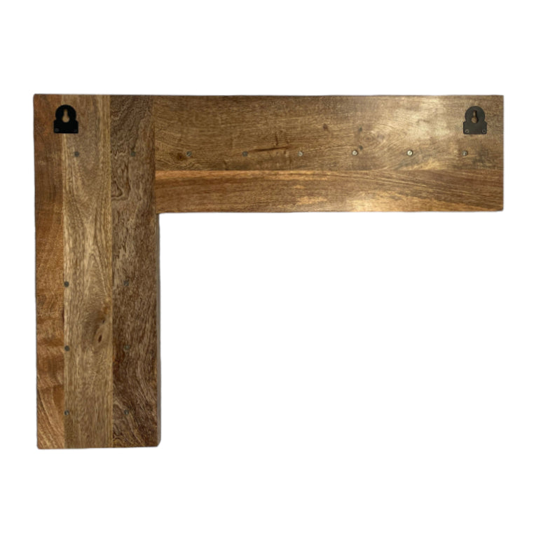 Inset Light Mango Coat and Key Hooks
