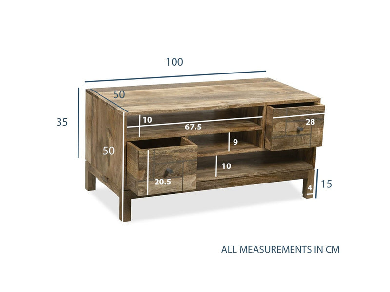 Inset Mango Coffee Table