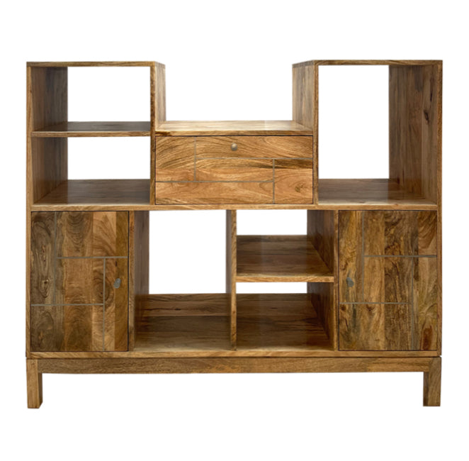 Inset Light Mango 130cm LP Turntable/Drinks Cabinet - In Stock