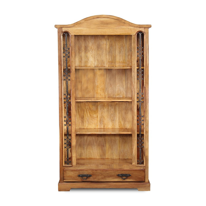 Jali Mango - Light 1 Drawer 90cm Bookcase