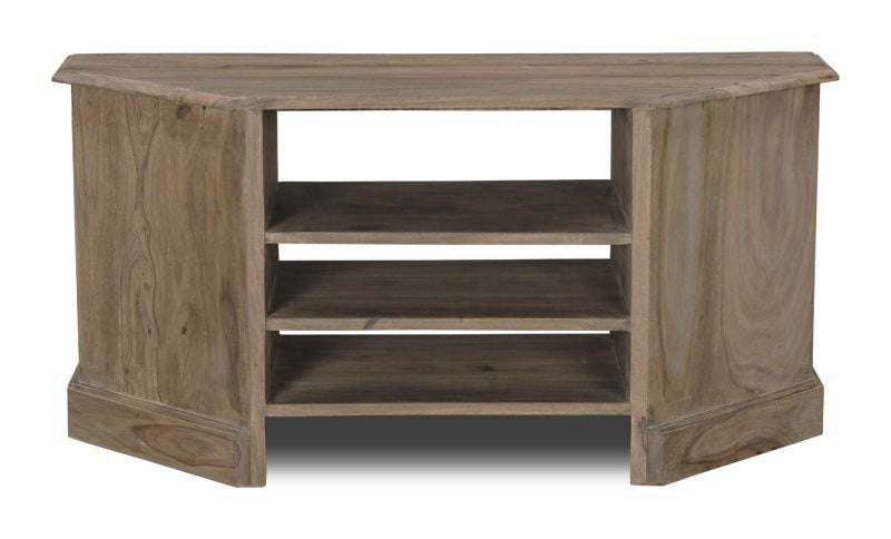 Jali Mango - Natural 114cm Corner TV Unit