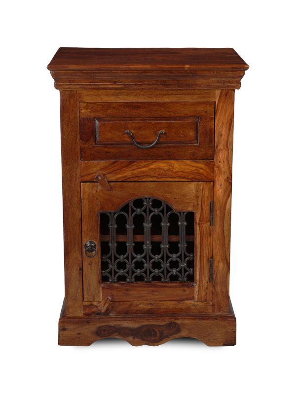 Jali Cabinet with Drawer - In Stock