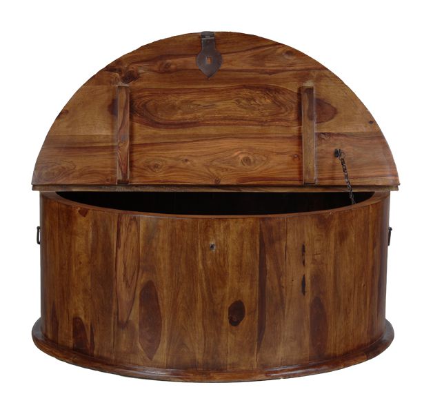 Jali Round Trunk Coffee Table
