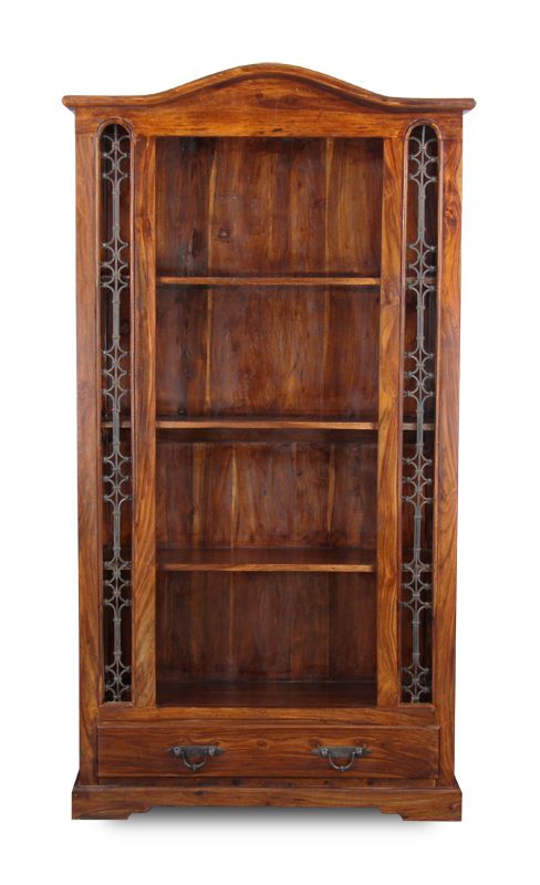 Jali Side 1 Drawer Bookcase