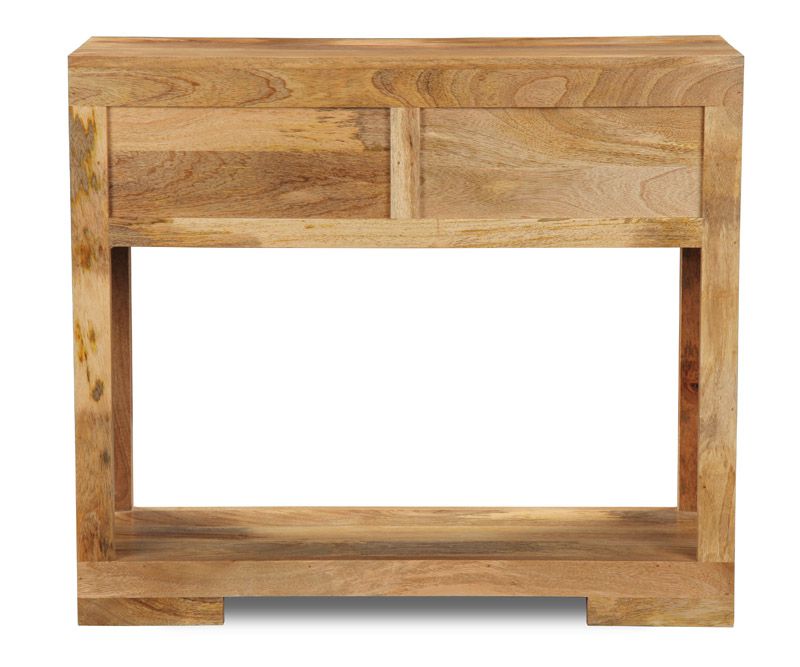 Light Mango Wood Console Table