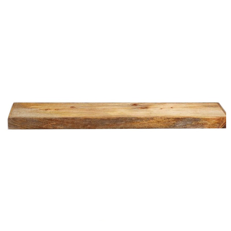 Light Mango Wood Large Floating Shelf
