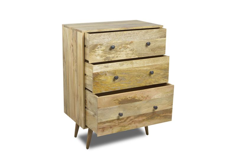 Light Retro Chic Chest Of Drawers