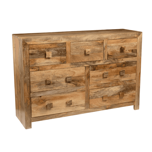 11L - Light Dakota Mango Wood 135cm Drawers