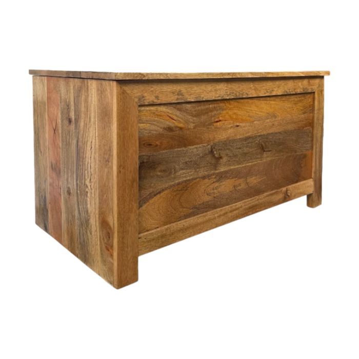 Light Mango Wood Blanket Box