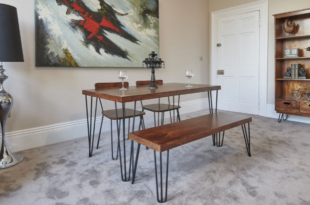 Vintage 140cm Dining Table - In Stock