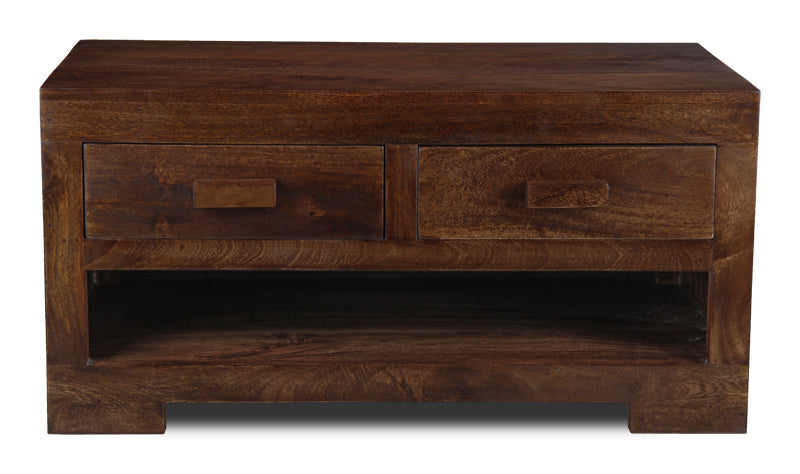 Mango Wood 2 Drawer Coffee Table