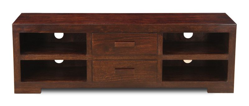 Mango Wood 2 Drawer Media Unit