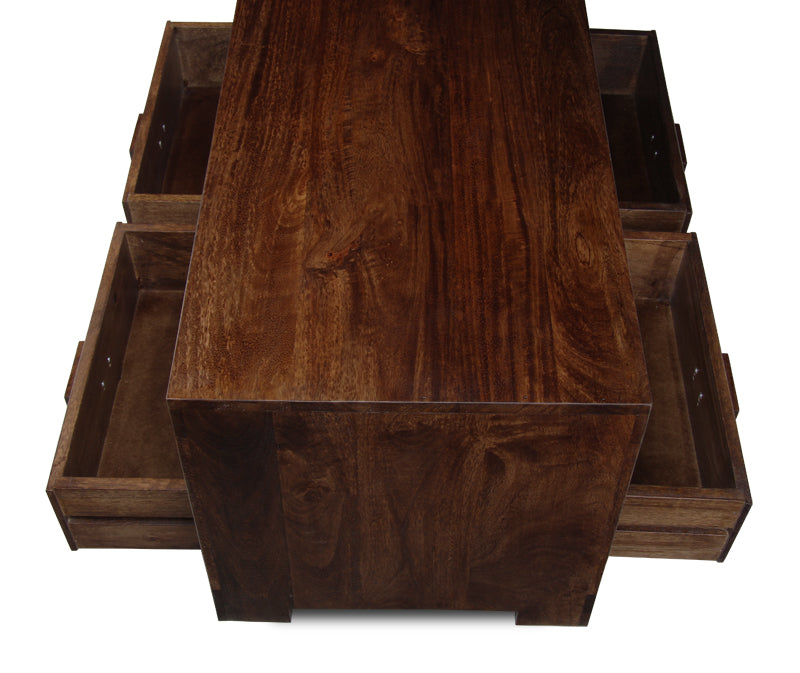 Mango Wood 4 Drawer Coffee Table