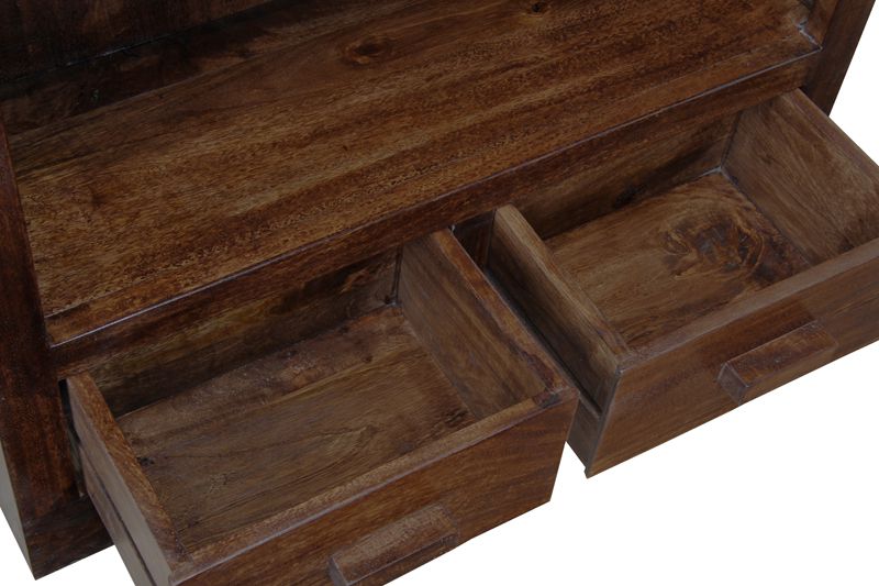 Mango Wood Small Bookcase