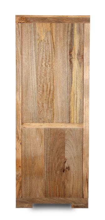 Light Mango Wood 1 Drawer Bookcase