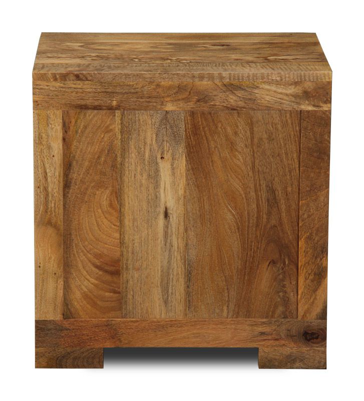 Light Mango Wood 2 Drawer Small Chest