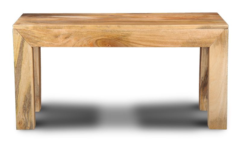 Light Mango Wood Small Bench